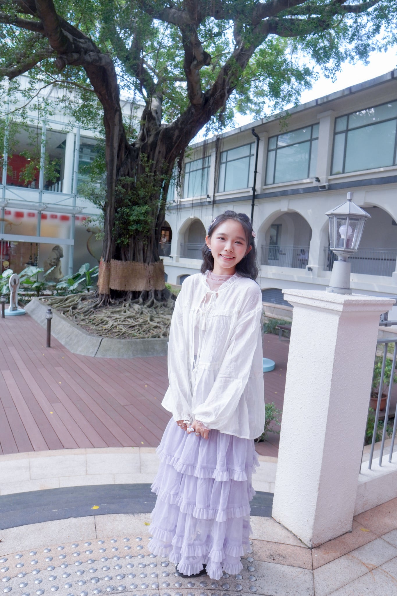 <預訂> 2025新款易襯超仙！薄紗蛋糕半身長裙｜兩色入