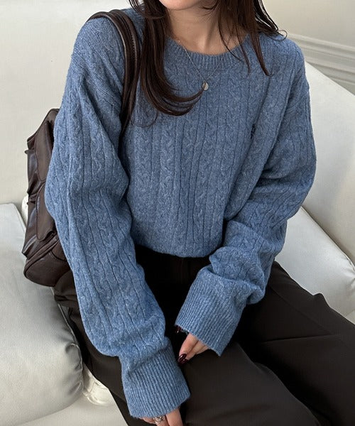 <預訂> 日本直送🇯🇵 U.S. POLO ASSN.刺繡logo絞花針織上衣 | 七色入