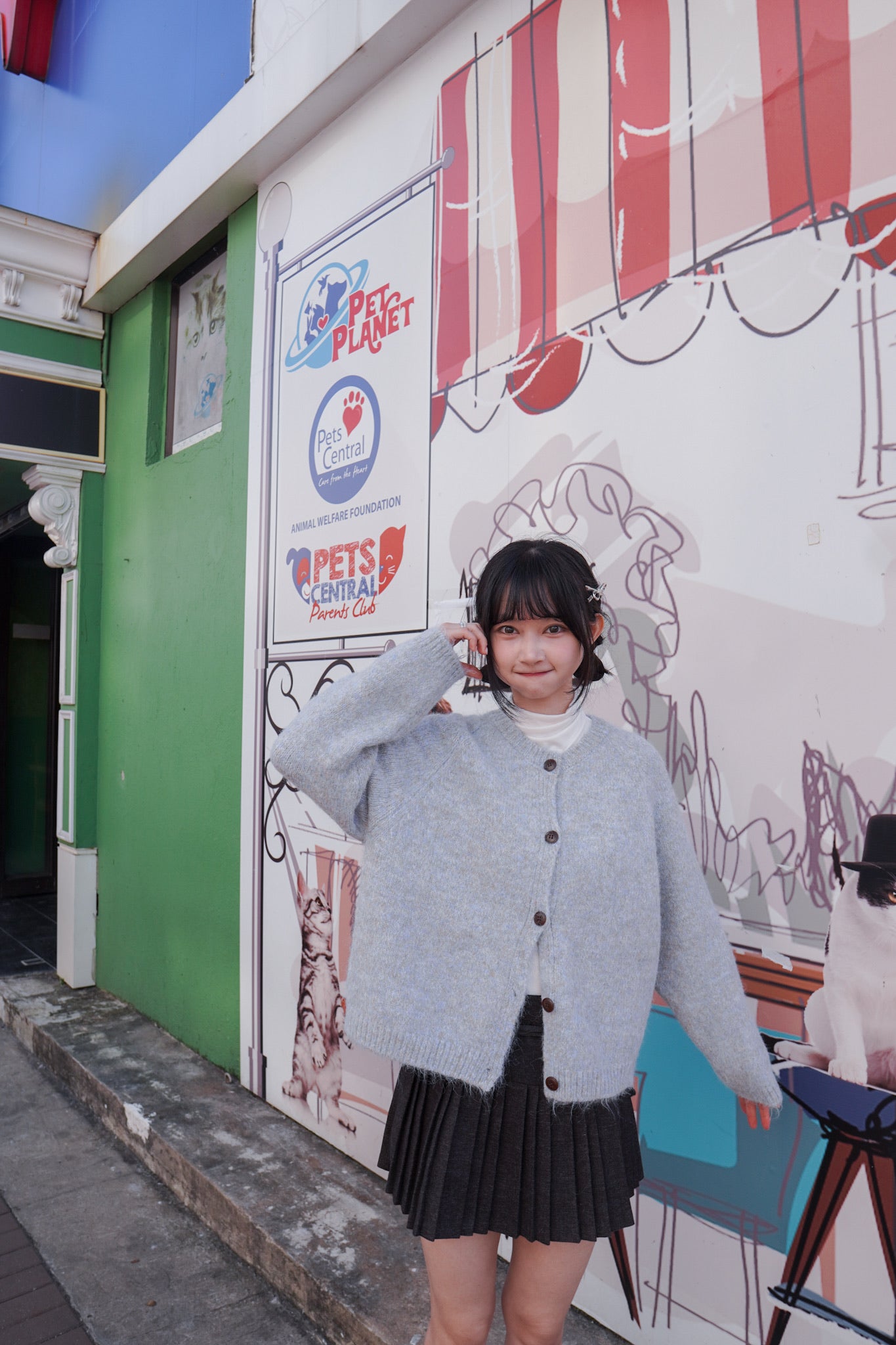 <現貨> 羊毛混紡針織冷外套｜兩色入