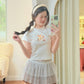 <預訂> 泰國小眾品牌🇹🇭 短袖小花領Crop top | 兩色入