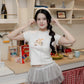 <預訂> 泰國小眾品牌🇹🇭 超可愛Daily物圖案Crop Tee | 六款入