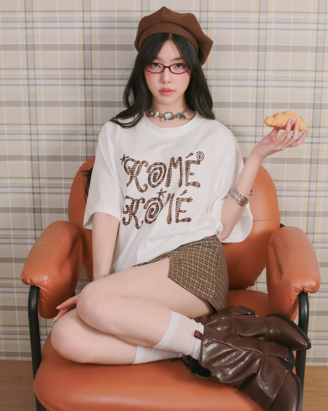 <預訂> 泰國小眾品牌🇹🇭 Kome Oversized小天使翅膀短袖Tee | 兩款入