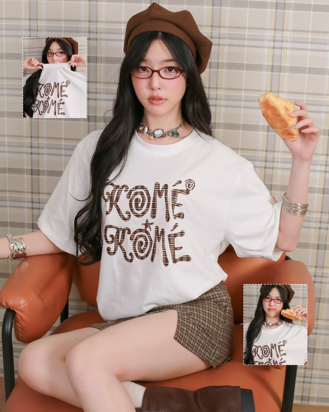 <預訂> 泰國小眾品牌🇹🇭 Kome Oversized小天使翅膀短袖Tee | 兩款入