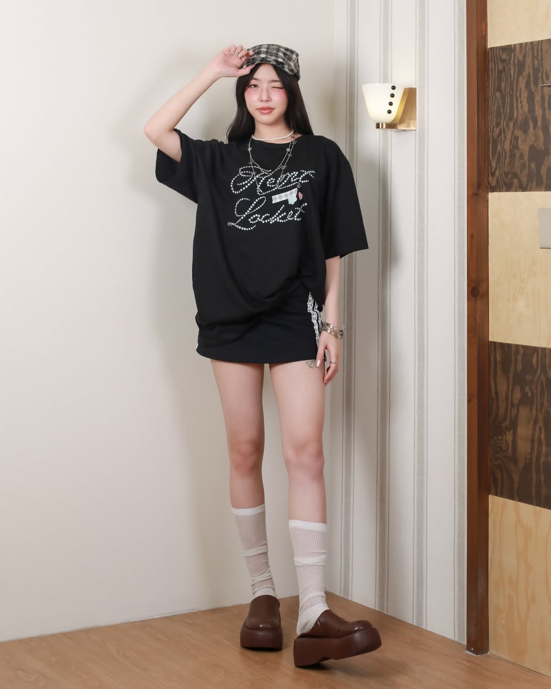 <預訂> 泰國小眾品牌🇹🇭 Kome Oversized小天使翅膀短袖Tee | 兩款入
