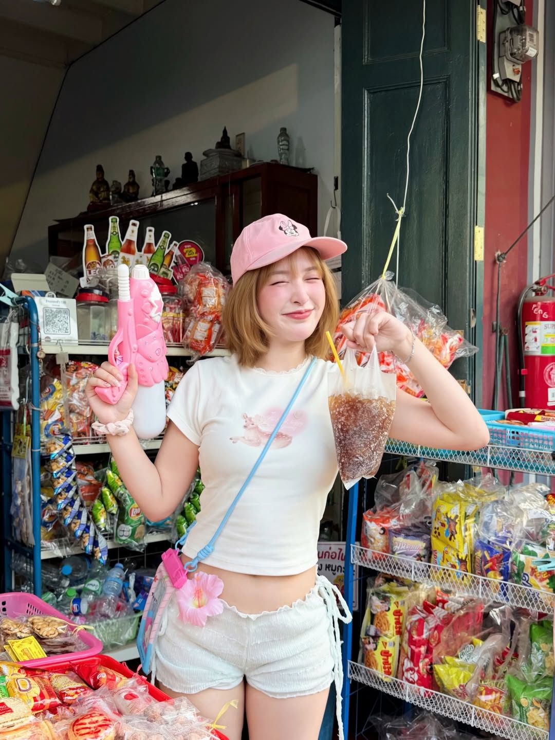 <預訂> 泰國小眾品牌🇹🇭 超可愛Daily物圖案Crop Tee | 六款入