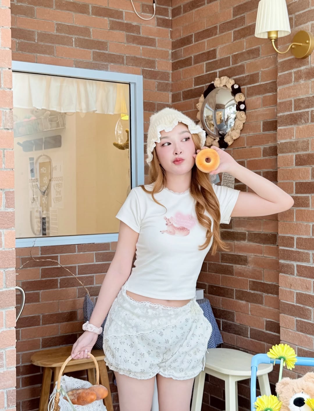 <預訂> 泰國小眾品牌🇹🇭 超可愛Daily物圖案Crop Tee | 六款入
