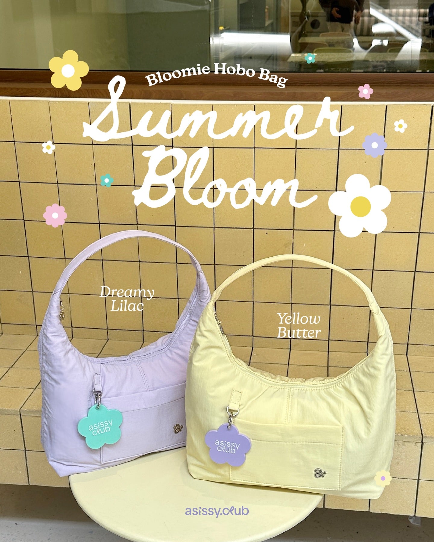 <預訂> 泰國小眾品牌🇹🇭 超人氣大容量防水手提袋 (附贈花朵裝飾配件) | 七色入