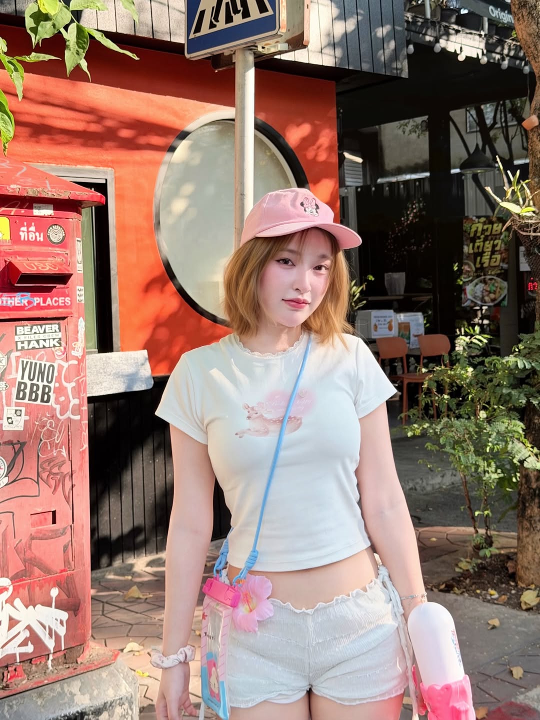 <預訂> 泰國小眾品牌🇹🇭 超可愛Daily物圖案Crop Tee | 六款入