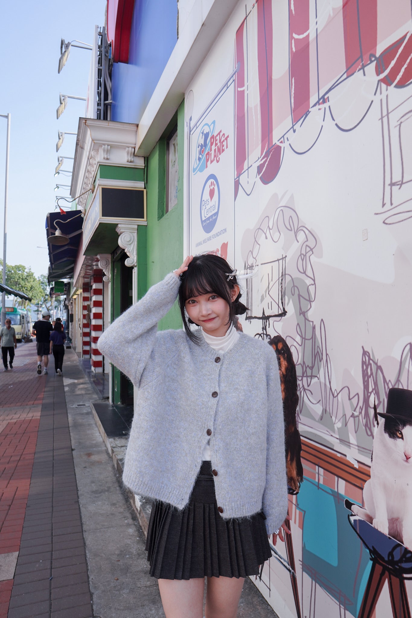 <現貨> 羊毛混紡針織冷外套｜兩色入