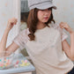 <預訂> 泰國小眾品牌🇹🇭 透明蕾絲短袖上衣Tee | 兩色入