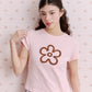 <預訂> 泰國小眾品牌🇹🇭 蓬鬆刺繡花花Crop Tee | 兩色入