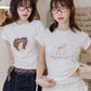 <預訂> 泰國小眾品牌🇹🇭 超可愛Daily物圖案Crop Tee | 六款入