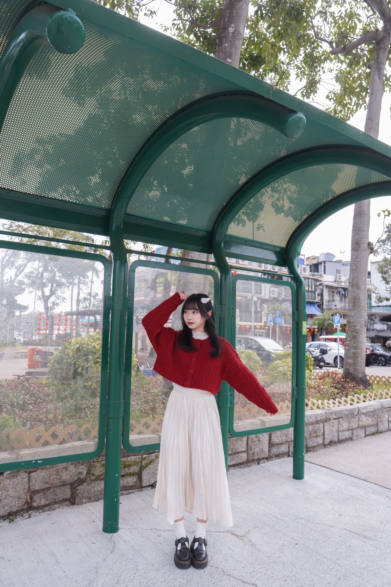 <現貨> 新年限定🧧🍊Logo刺繡絞花針織開胸長袖外套