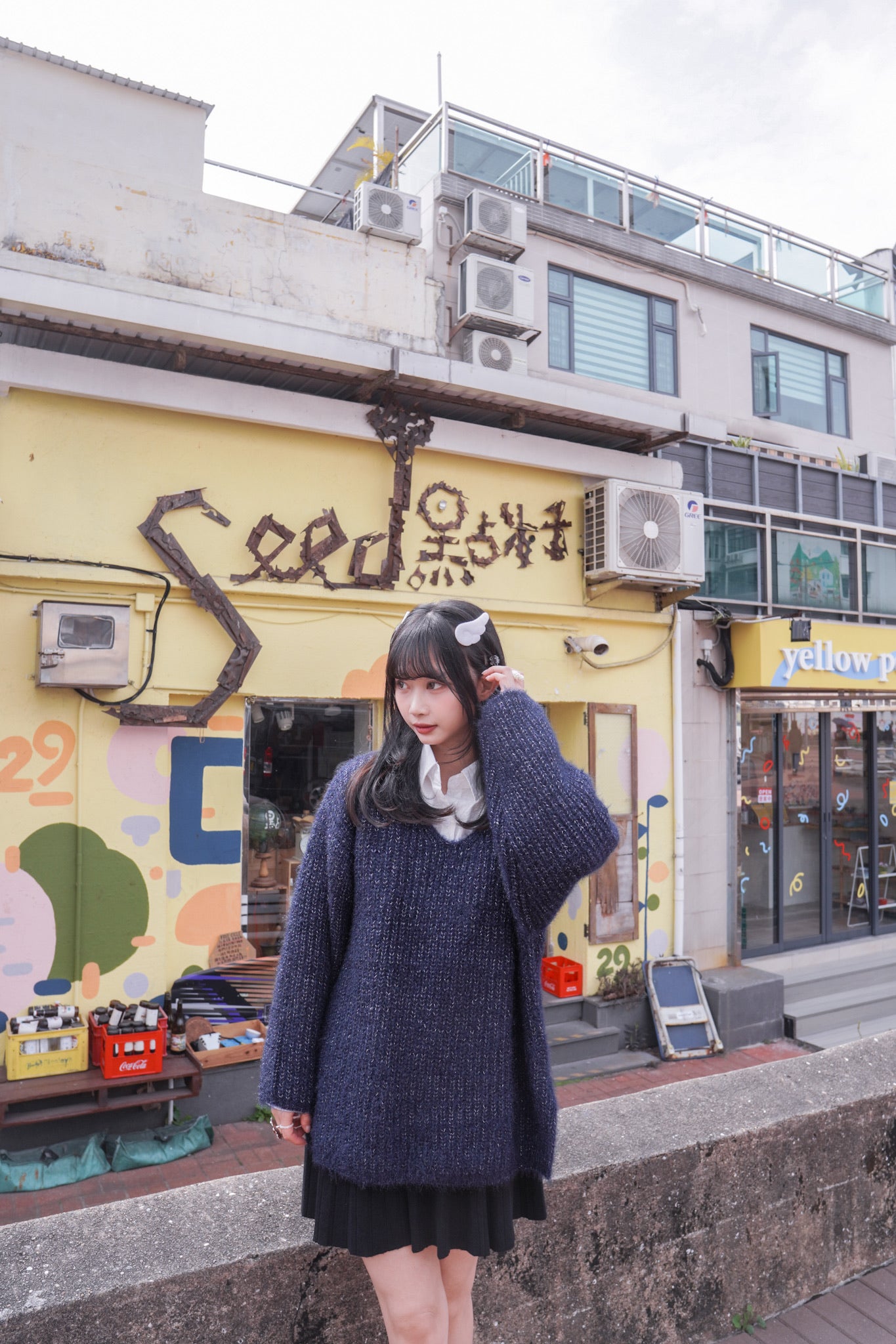 <現貨> 少見不會太短長度♡!!百褶針織半身短裙