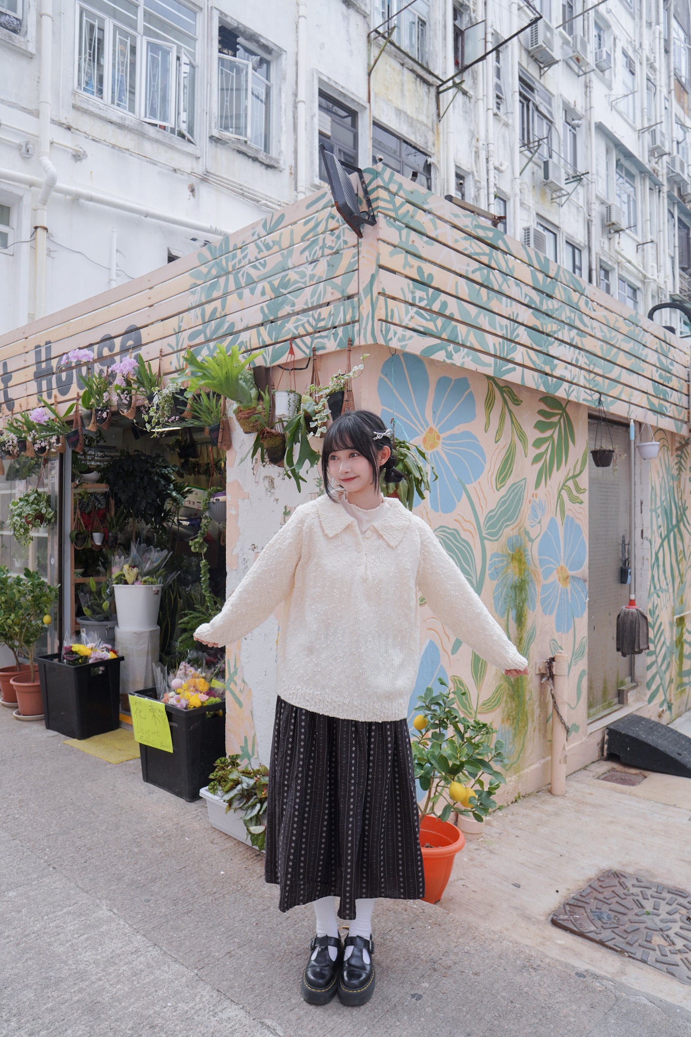 <現貨> BlingBling肌理紋波波針織上衣