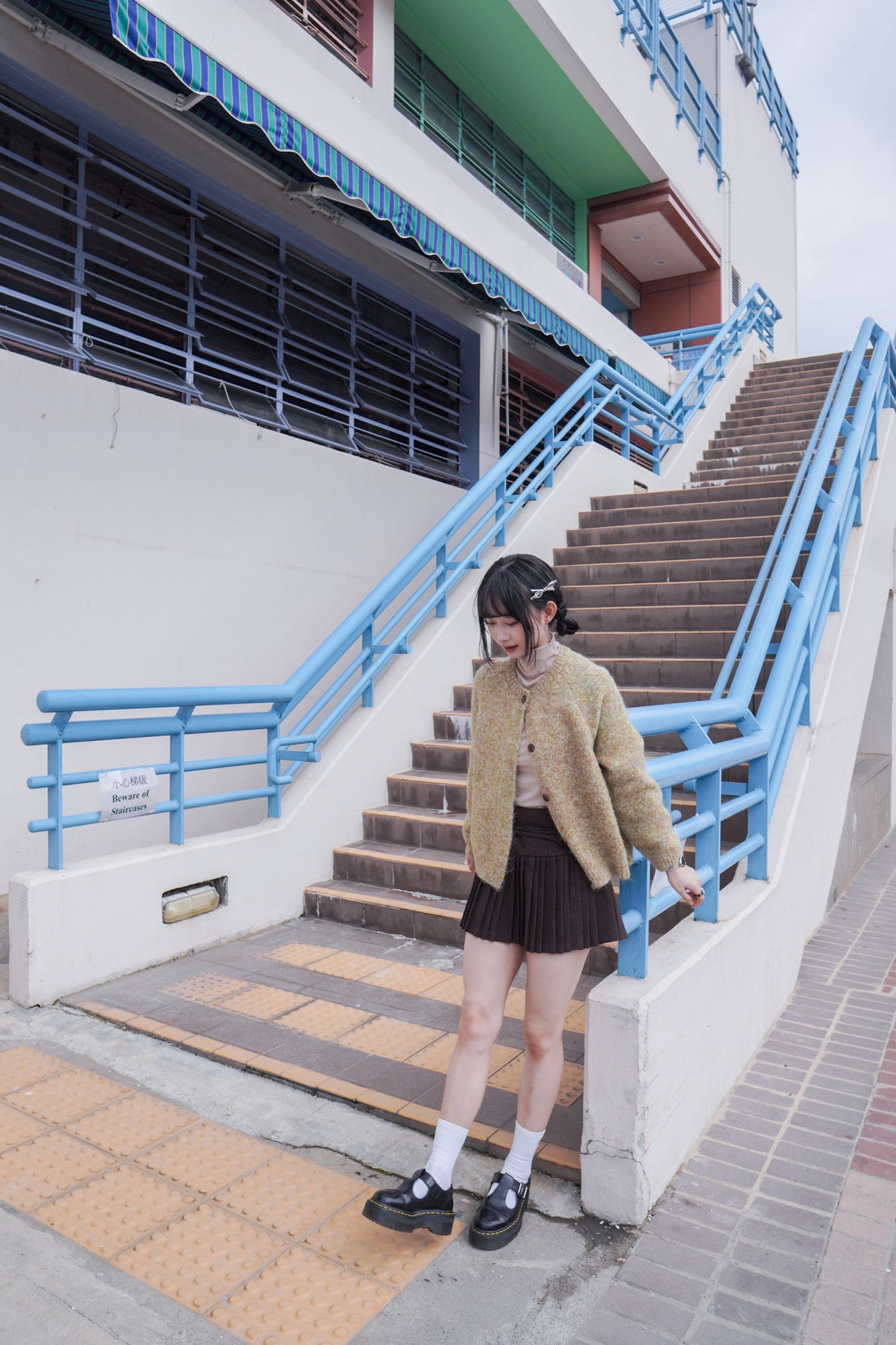 <現貨> 羊毛混紡針織冷外套｜兩色入