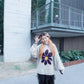 <預訂限時優惠> MM Unisex 大花朵提花針織套頭上衣｜兩色入