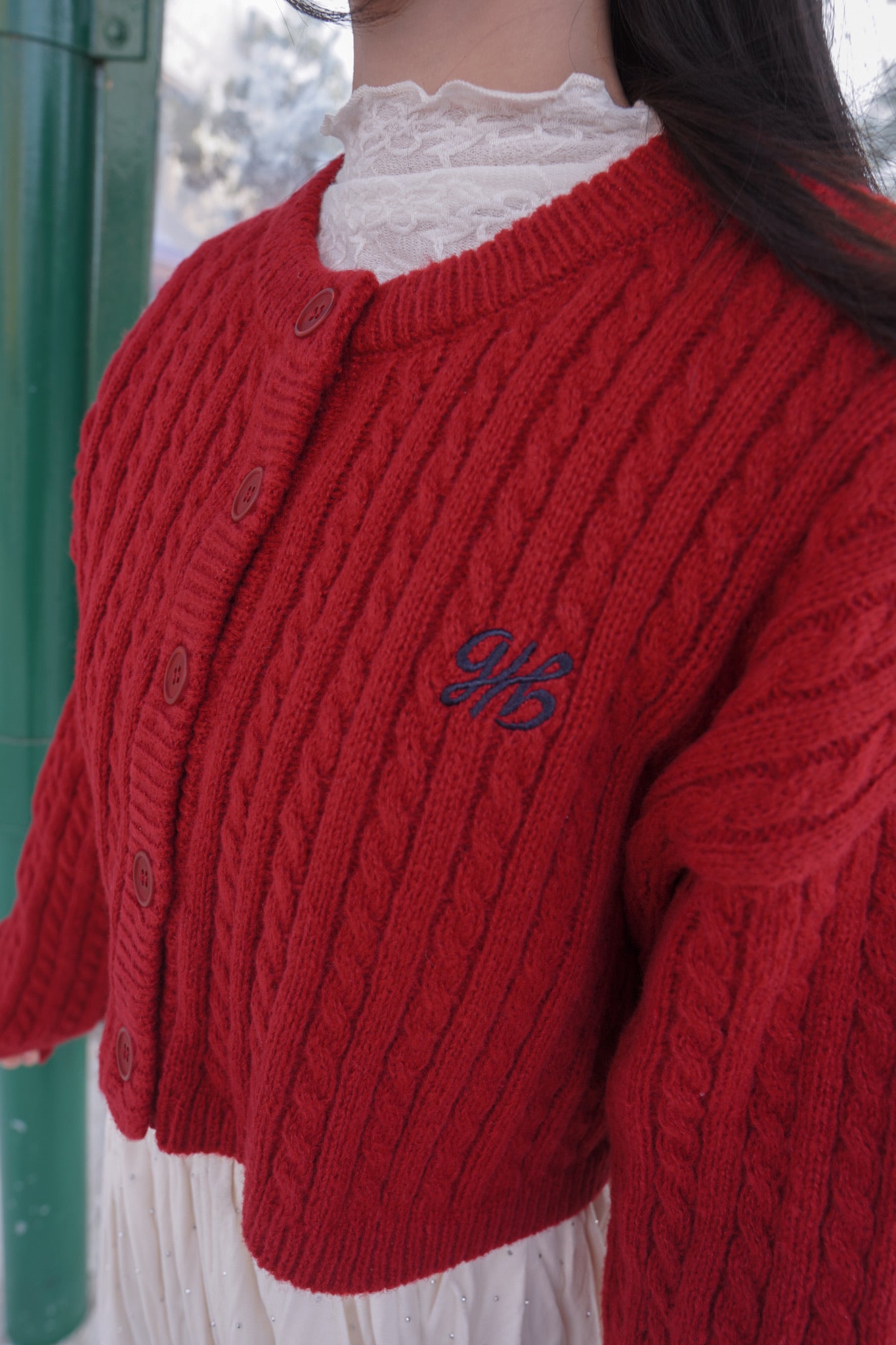 <預訂> 自家製 褶皺透明Ruffle邊立體花花高領內搭打底上衣｜兩色入