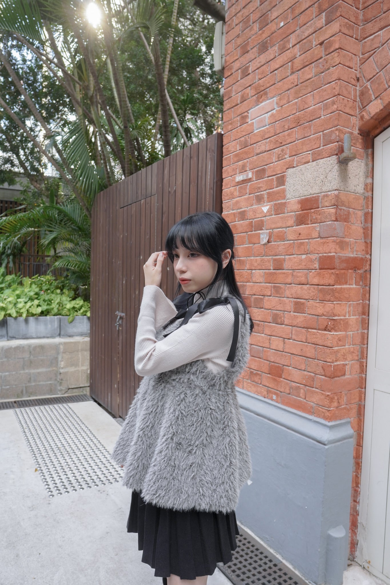 <現貨> 高領喇叭袖羅紋針織上衣｜四色入