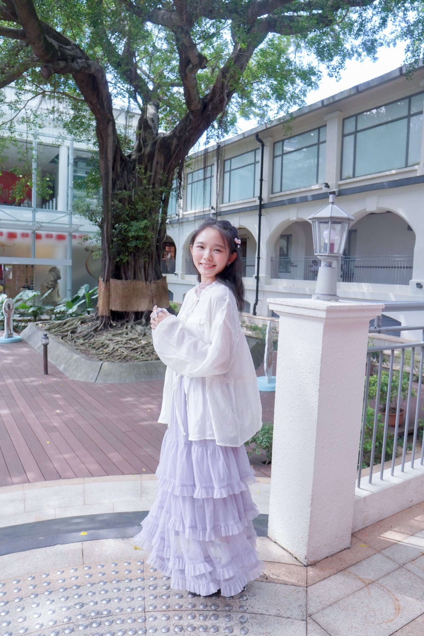 <預訂> 2025新款易襯超仙！薄紗蛋糕半身長裙｜兩色入