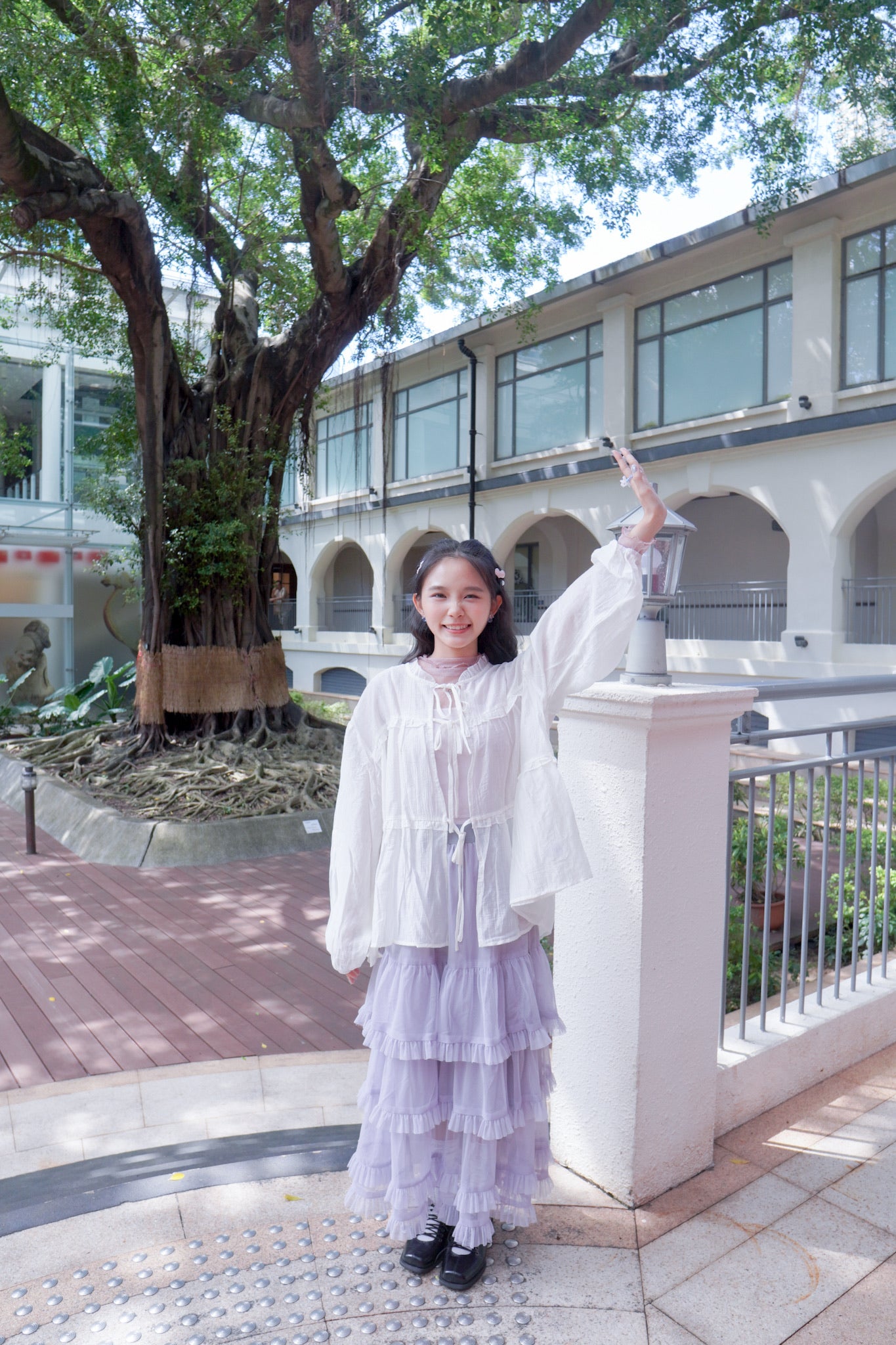 <預訂> 2025新款易襯超仙！薄紗蛋糕半身長裙｜兩色入