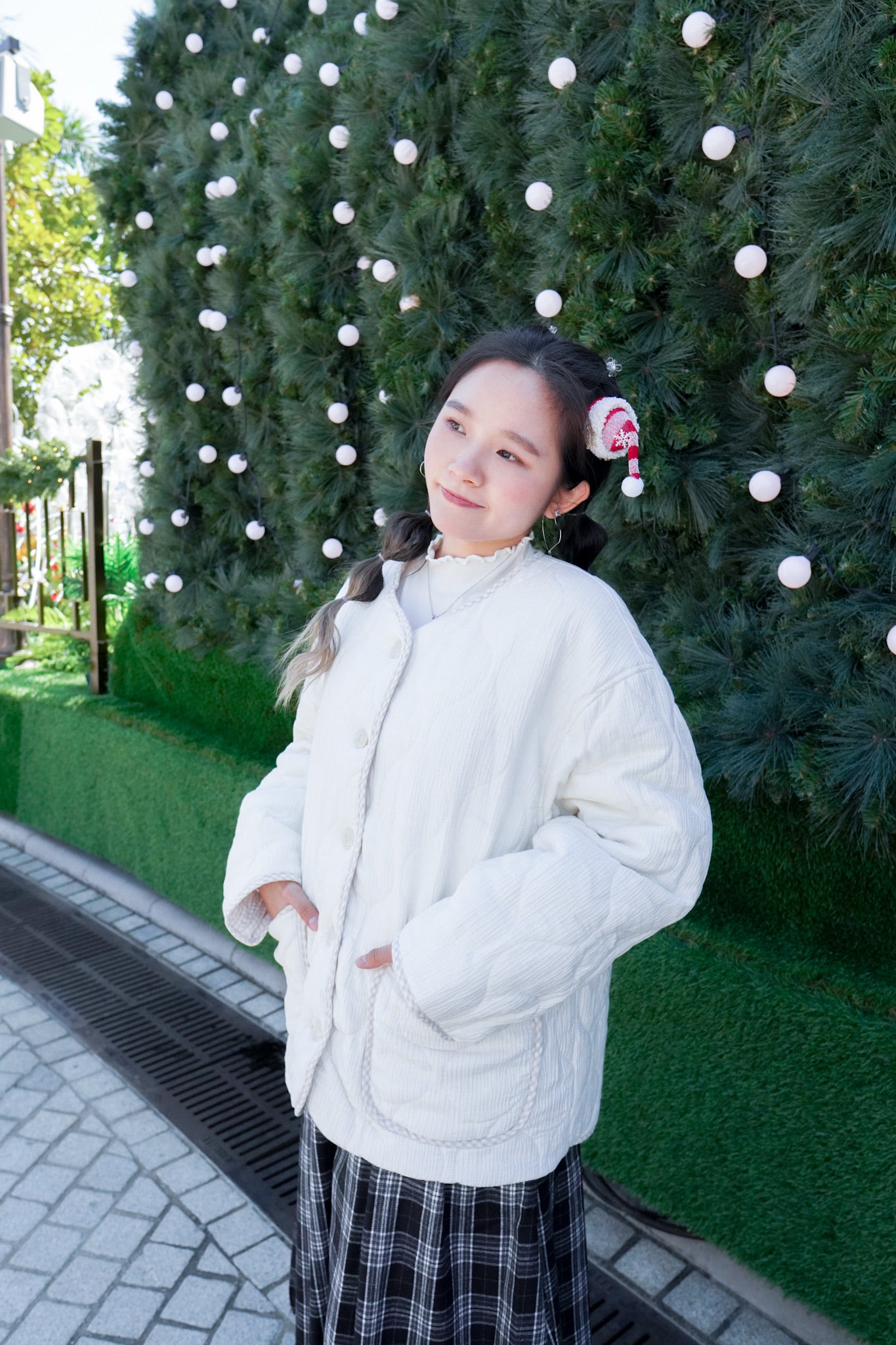 <預訂> 自家製 寬鬆棉質絎縫雙面外套