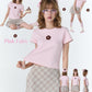 <預訂> 泰國小眾品牌🇹🇭 扇形花邊ruffle領花花小 logo Crop Tee | 五色入