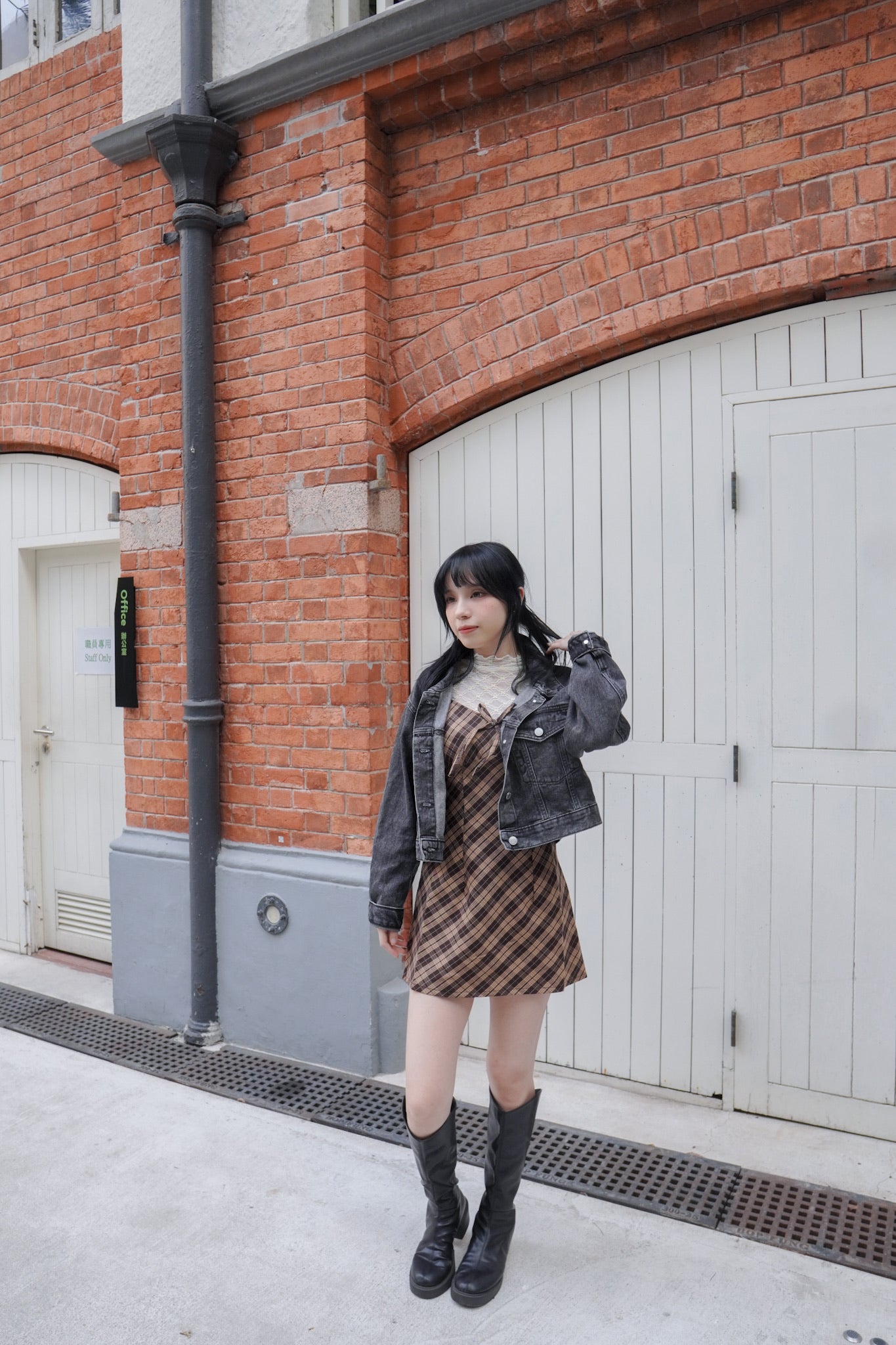 <現貨> 寬鬆短版口袋牛仔夾克外套