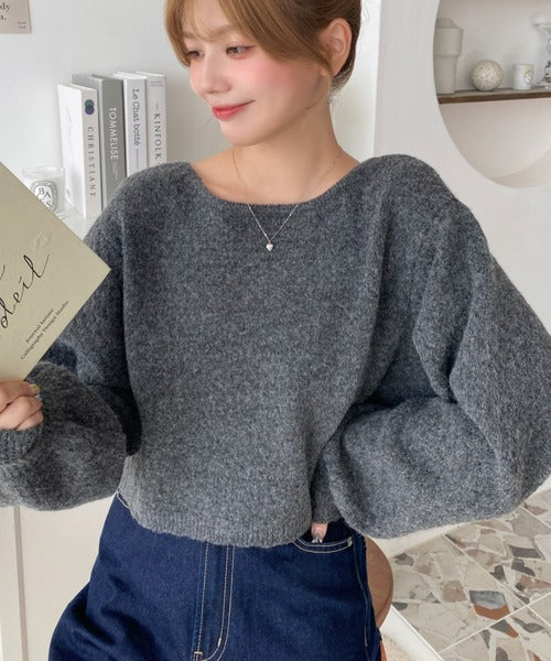 <預訂> JP MM 2-Ways 針織扇形花邊混色針織開胸上衣｜三色入