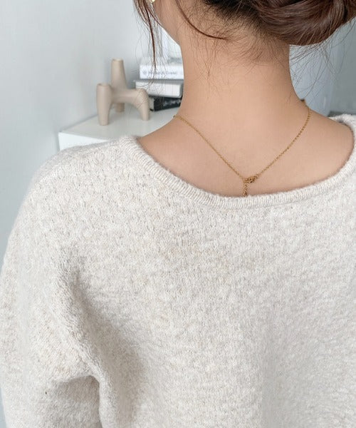 <預訂> JP MM 2-Ways 針織扇形花邊混色針織開胸上衣｜三色入