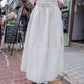 <現貨> 自家製 秋冬專屬! 肌理感口袋半身長裙｜兩色入