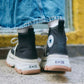 <預訂> 超人氣！Unisex 日本限定厚底設計♡ CONVERSE 高筒 ALL STAR 100 TREKWAVE HI｜22.5-30碼｜黑