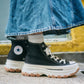 <預訂> 超人氣！Unisex 日本限定厚底設計♡ CONVERSE 高筒 ALL STAR 100 TREKWAVE HI｜22.5-30碼｜黑
