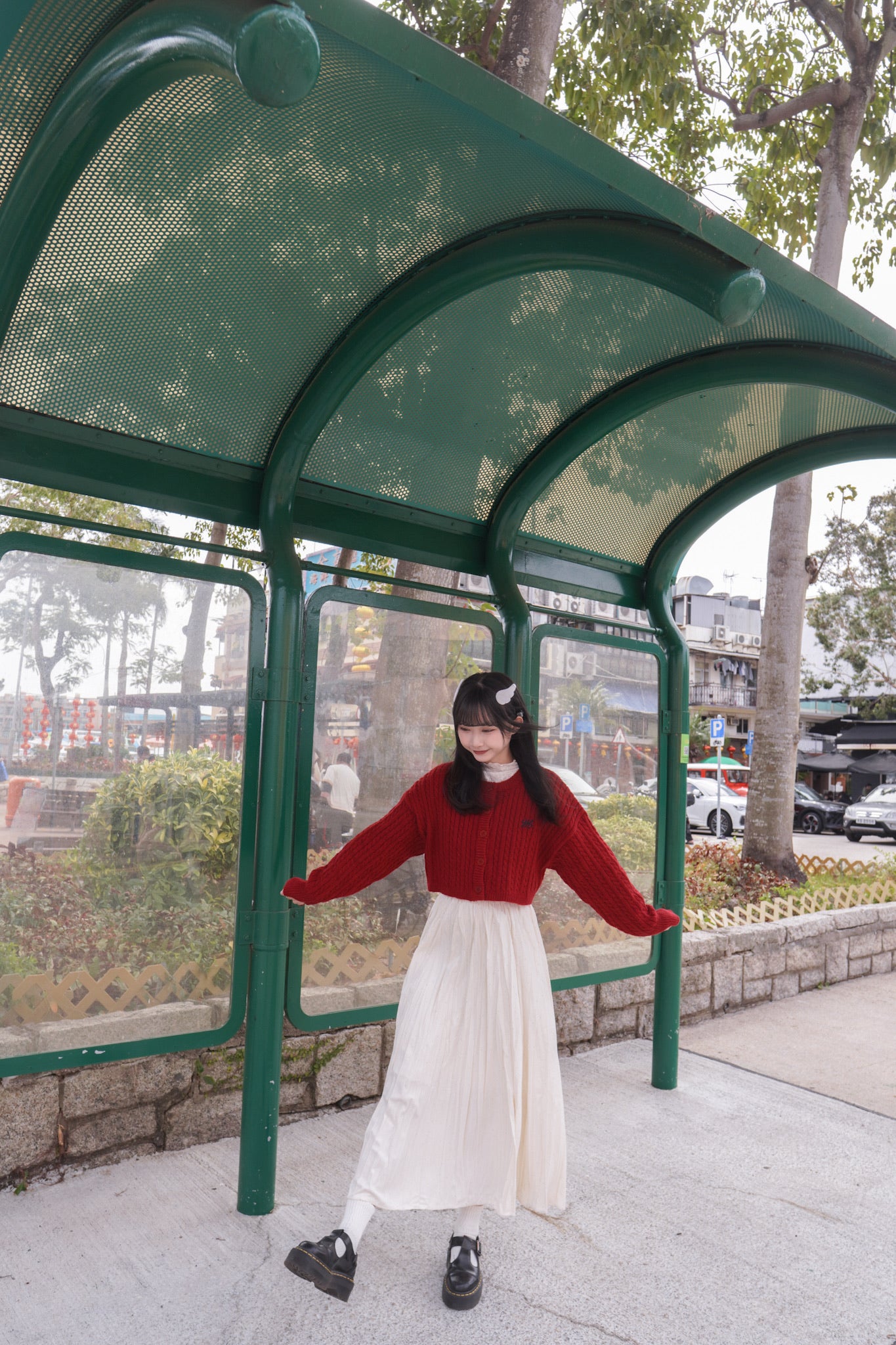 <現貨> 新年限定🧧🍊Logo刺繡絞花針織開胸長袖外套