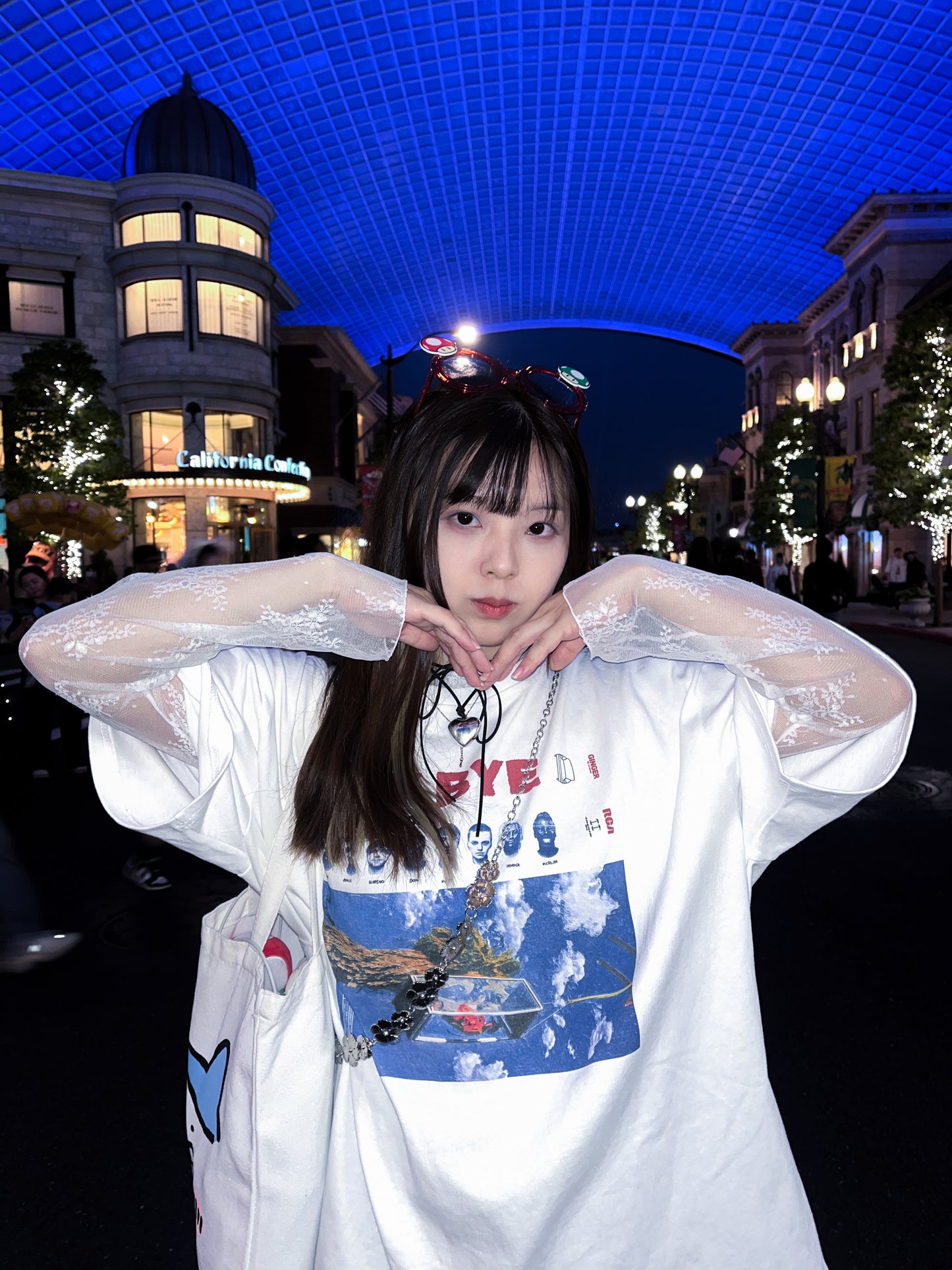 <現貨> Oversized寛鬆韓系復古中長款短袖Tee