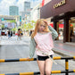<預訂> 泰國小眾品牌🇹🇭 Oversized Y2K露肩長袖上衣 | 兩色入