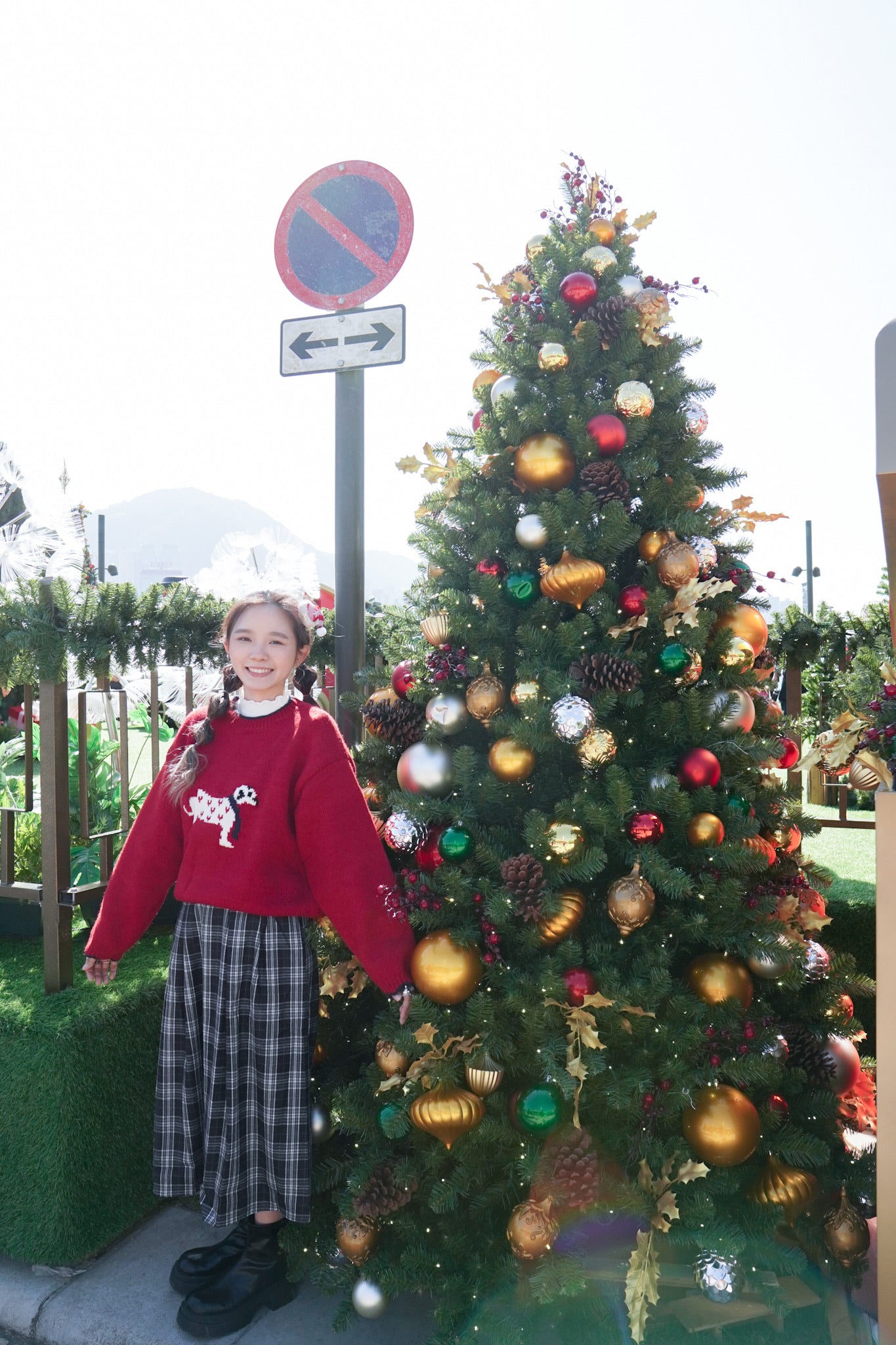 <現貨> 聖誕專屬🎄 可愛小狗長袖針織衛衣｜兩色入