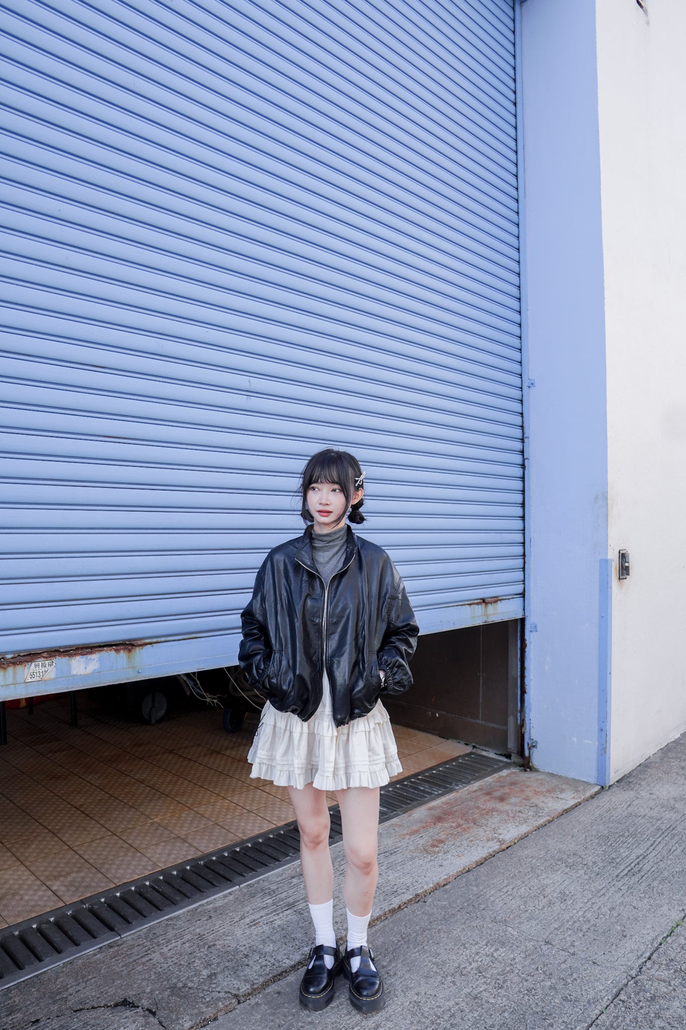 <現貨> 秋冬專屬♡ 絲絨蛋糕短裙 | 兩色入