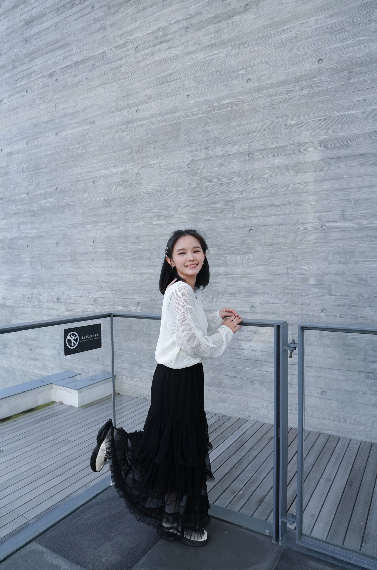<預訂> 自家製  蕾絲蛋糕ruffle疊層長裙｜兩色入