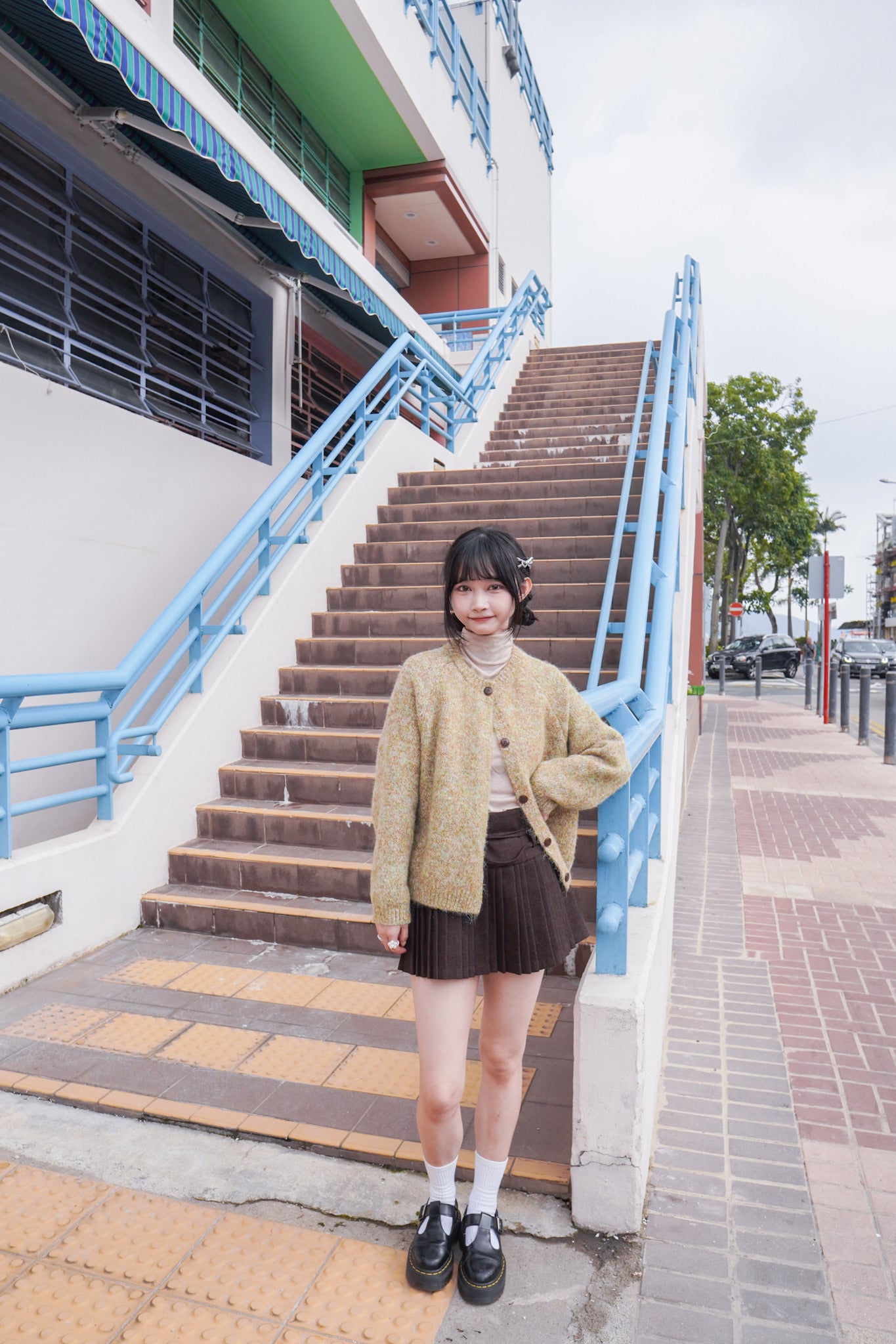 <現貨> 羊毛混紡針織冷外套｜兩色入