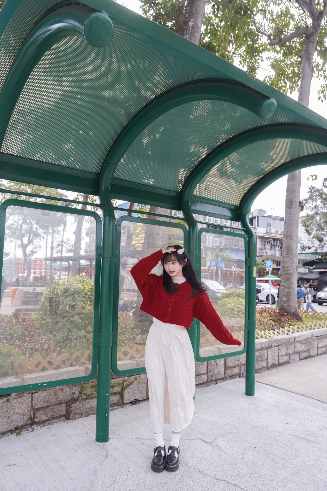 <現貨> 新年限定🧧🍊Logo刺繡絞花針織開胸長袖外套