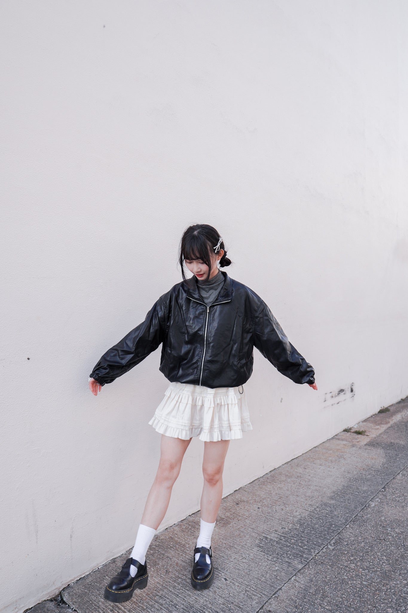 <現貨> 秋冬專屬♡ 絲絨蛋糕短裙 | 兩色入