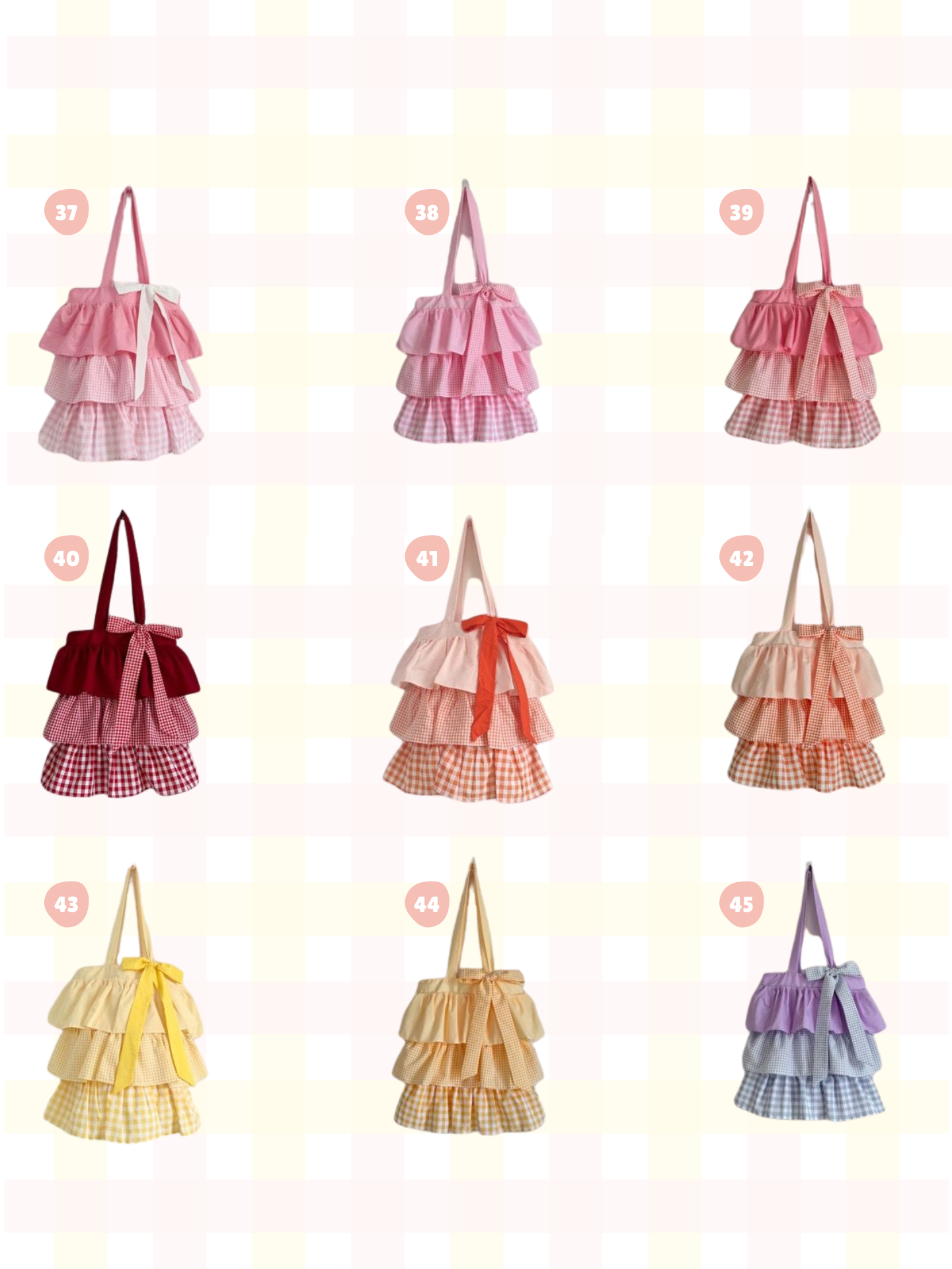 <預訂> 泰國人手製作🇹🇭 超人氣大容量三層蛋糕Tote Bag(內有小口袋) | 多色入