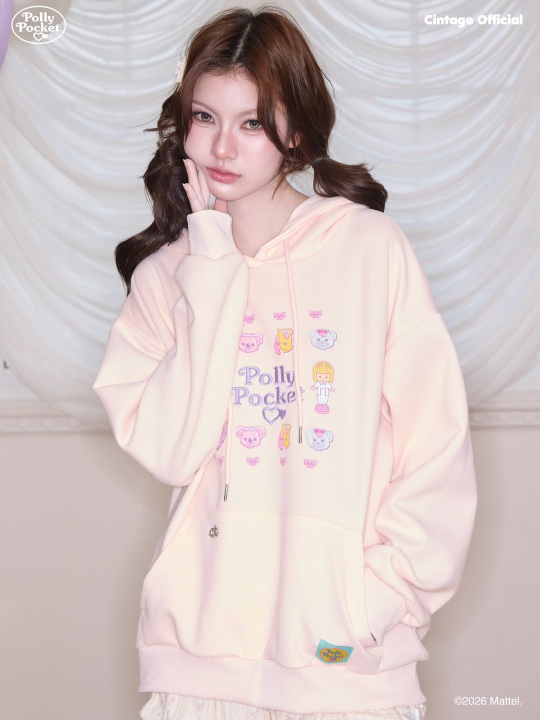 <預訂> 泰國小眾品牌🇹🇭 Polly Pocket寬鬆衛衣  | 三款入