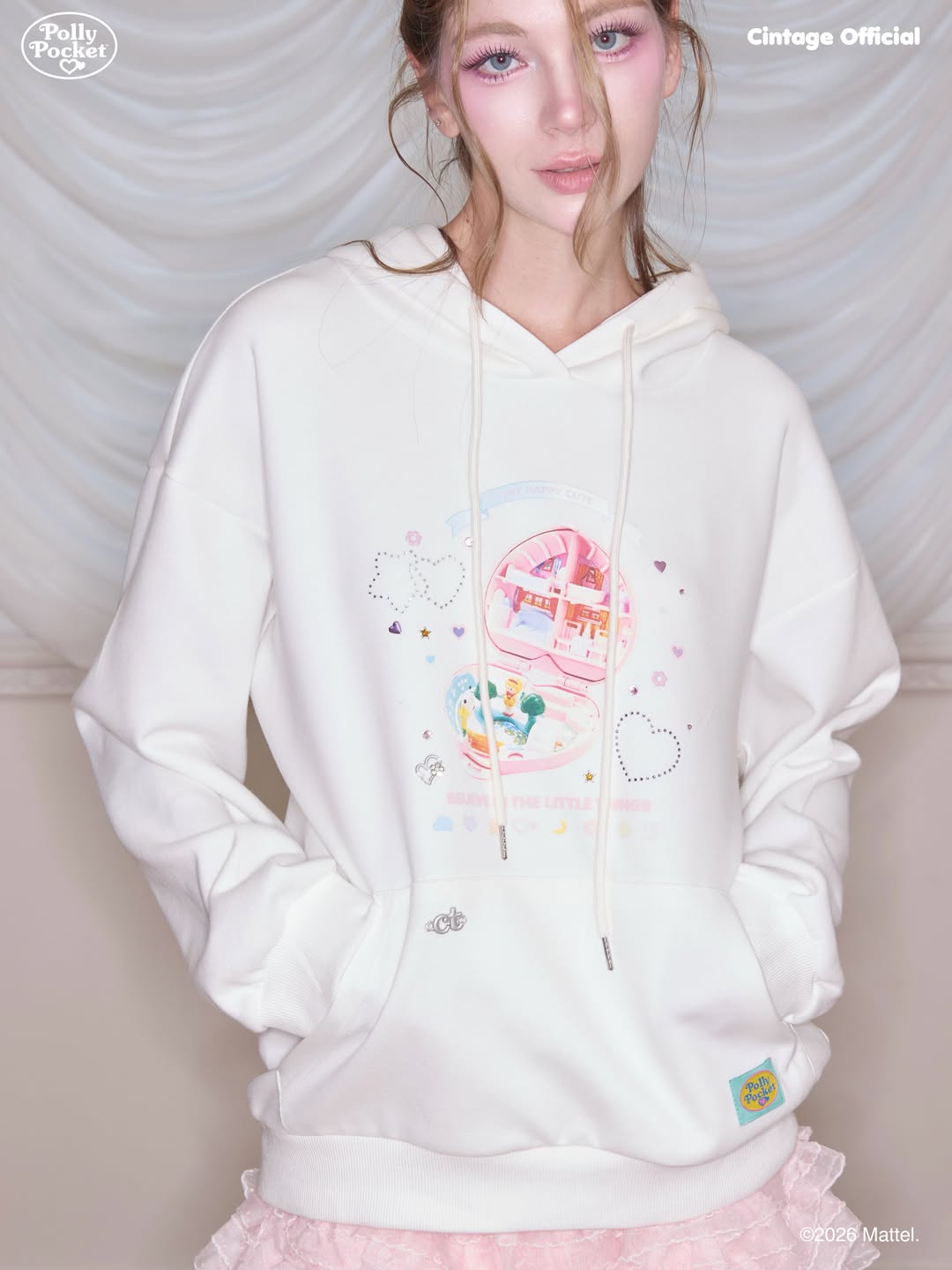 <預訂> 泰國小眾品牌🇹🇭 Polly Pocket寬鬆衛衣  | 三款入
