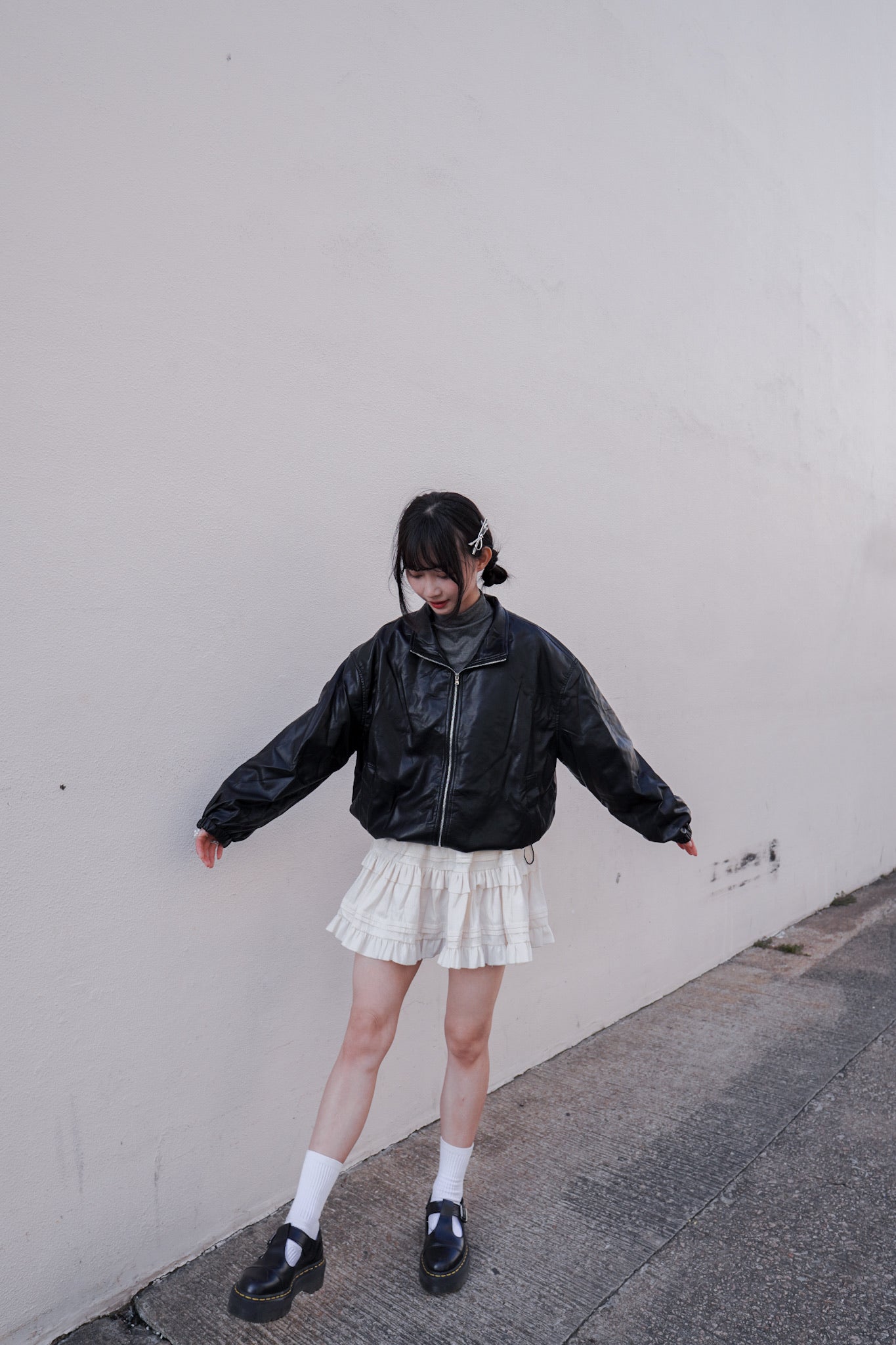 <現貨> 秋冬專屬♡ 絲絨蛋糕短裙 | 兩色入