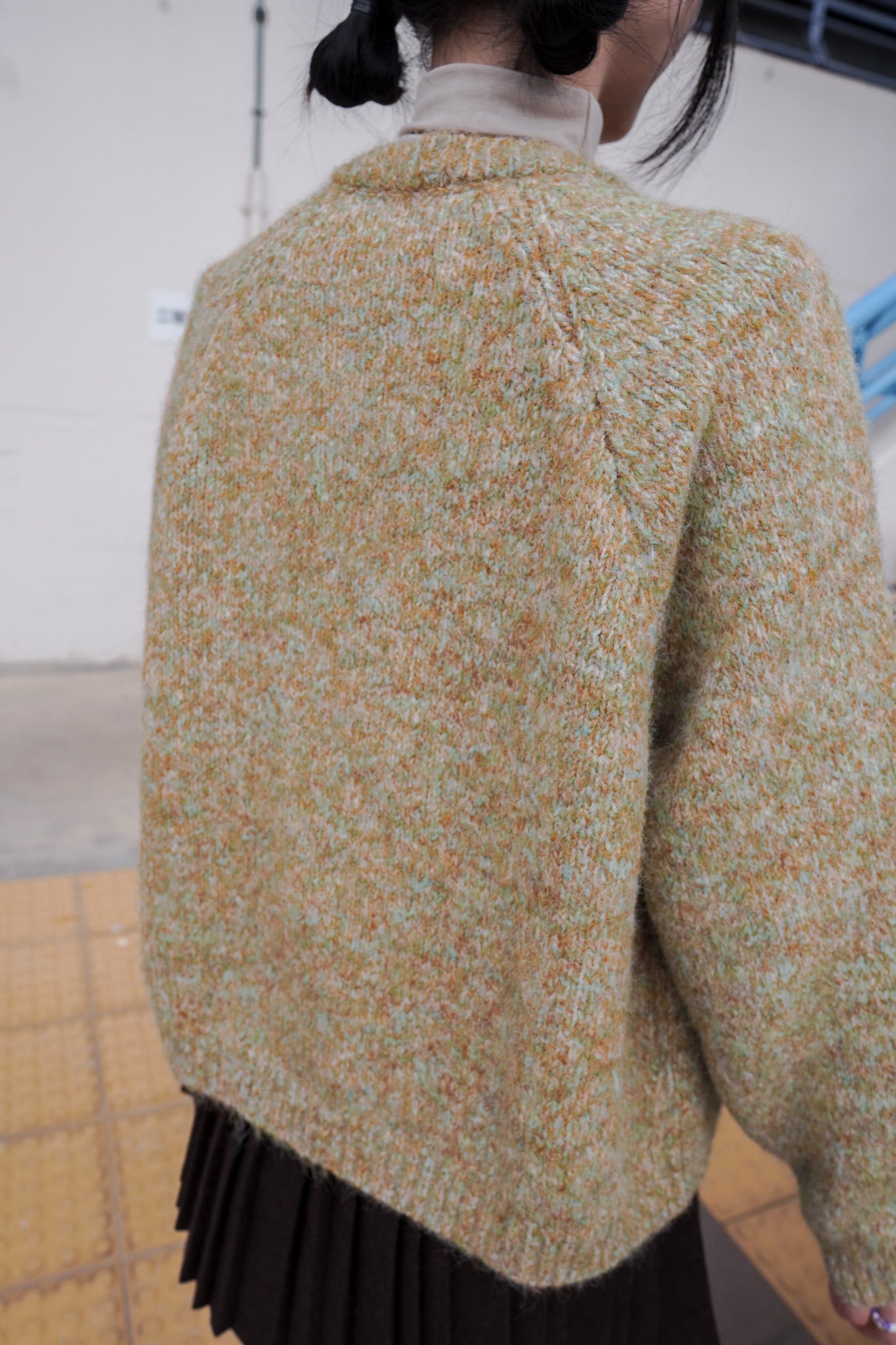 <現貨> 羊毛混紡針織冷外套｜兩色入