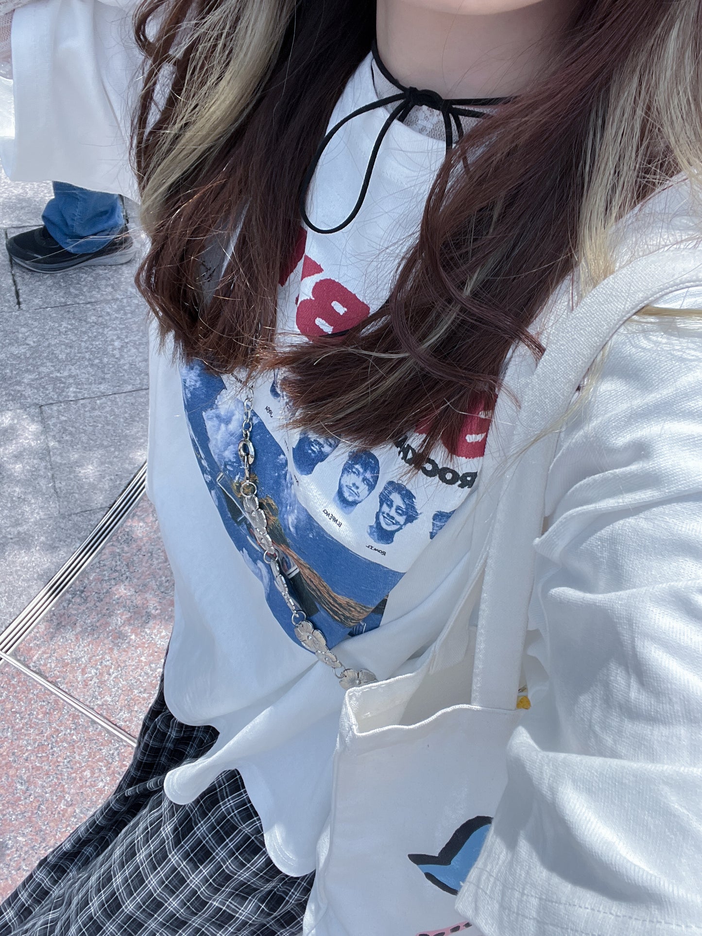 <現貨> Oversized寛鬆韓系復古中長款短袖Tee