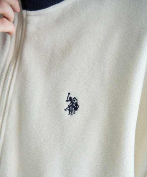<預訂> JP 日本情侶大人氣♡ US POLO ASSN. 獨家毛絨半拉鍊套頭衛衣｜四色入