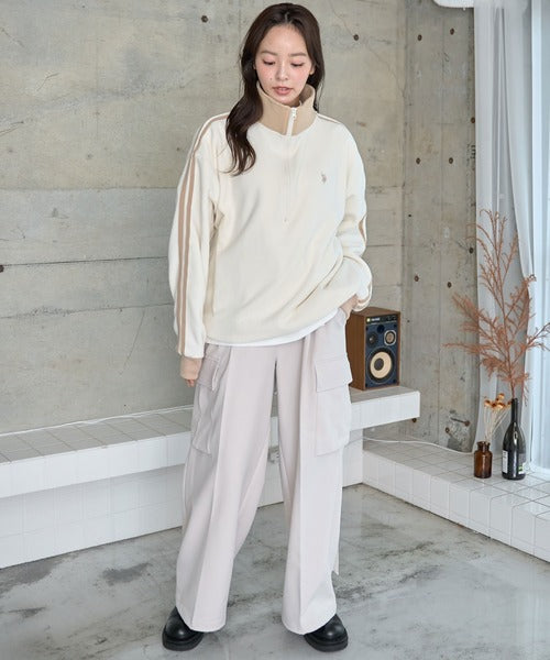 <預訂> JP 日本情侶大人氣♡ US POLO ASSN. 獨家毛絨半拉鍊套頭衛衣｜四色入